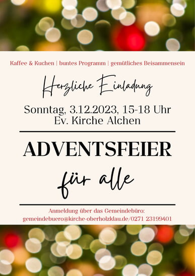 Adventsfeier