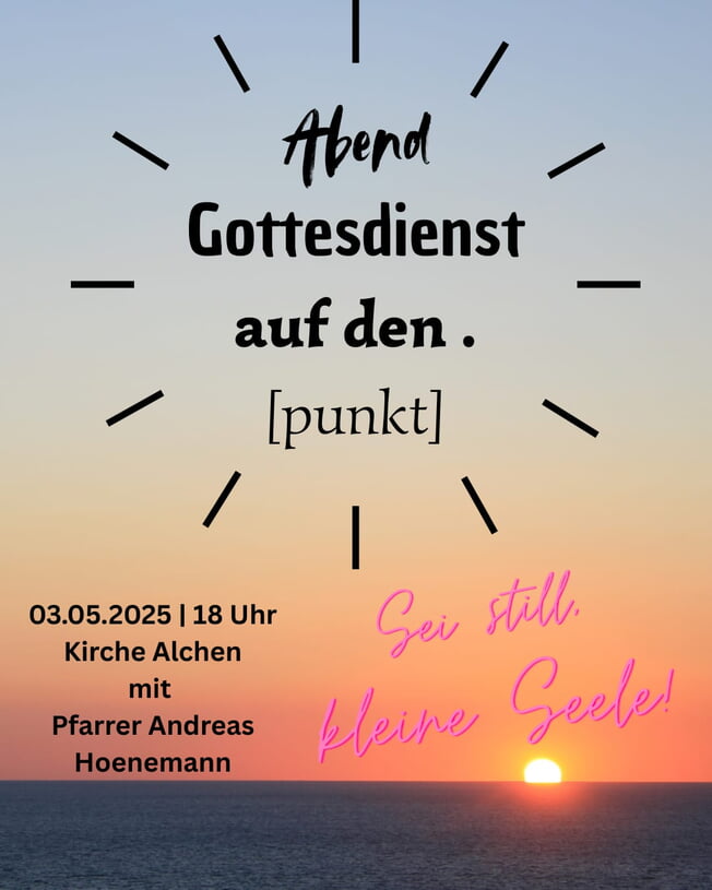 Gottesdienst | auf den . (Punkt)