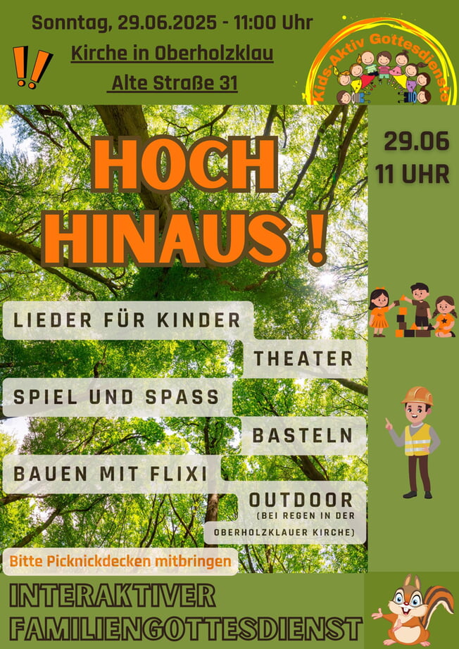 Kids-Aktiv Gottesdienst OUTDOOR