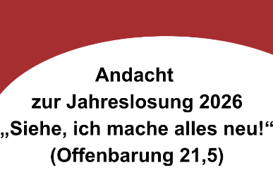 Andacht zur Jahreslosung