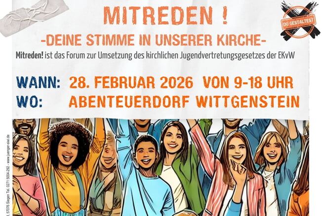 MITREDEN! - Deine Stimme in unserer Kirche