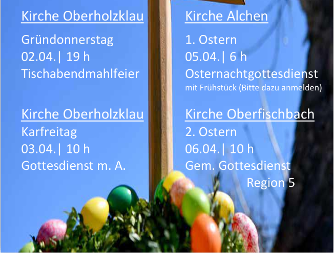 Gottesdienst mit Abendmahl