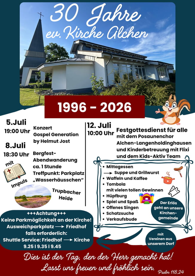Festgottesdienst Kirchenjubil&auml;um Alchen