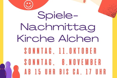 Einladung zu... den Spiele-Nachmittagen