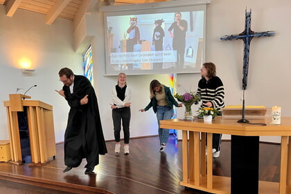 Verabschiedung Vikar Jünner