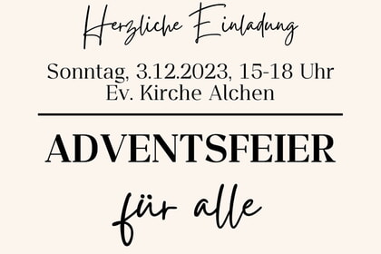 Adventsfeier