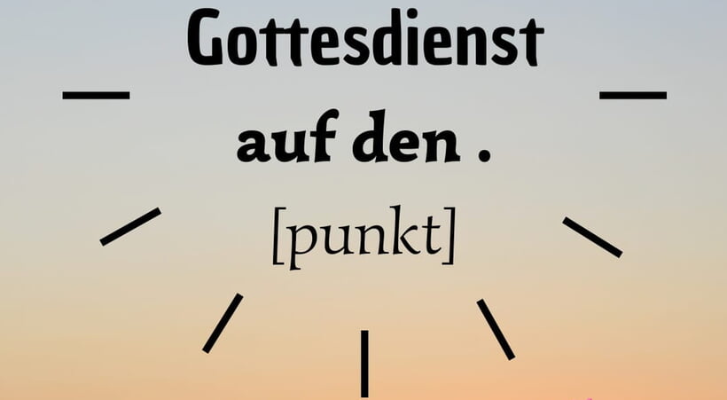 Auf den . (Punkt)