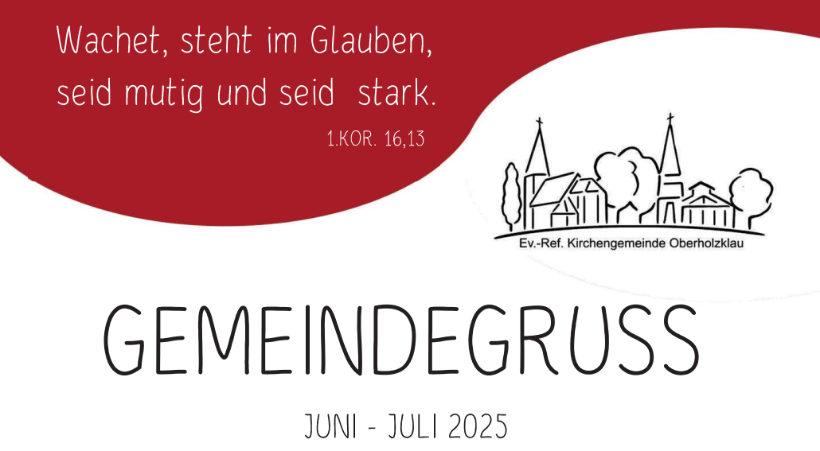Gemeindegruss Juni-Juli 2025