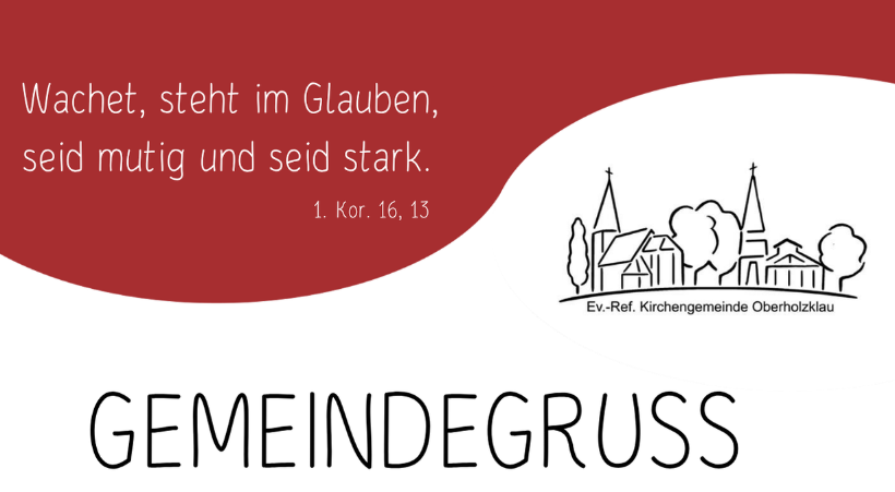 Gemeindegruss Februar - M&auml;rz 2026