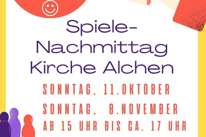Einladung zu... den Spiele-Nachmittagen