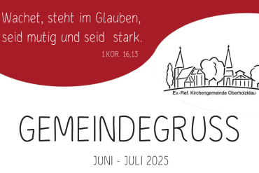 Gemeindegruß Juni-Juli