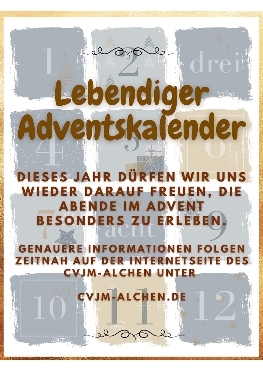 lebendiger Adventskalender 2025 CVJM Alchen