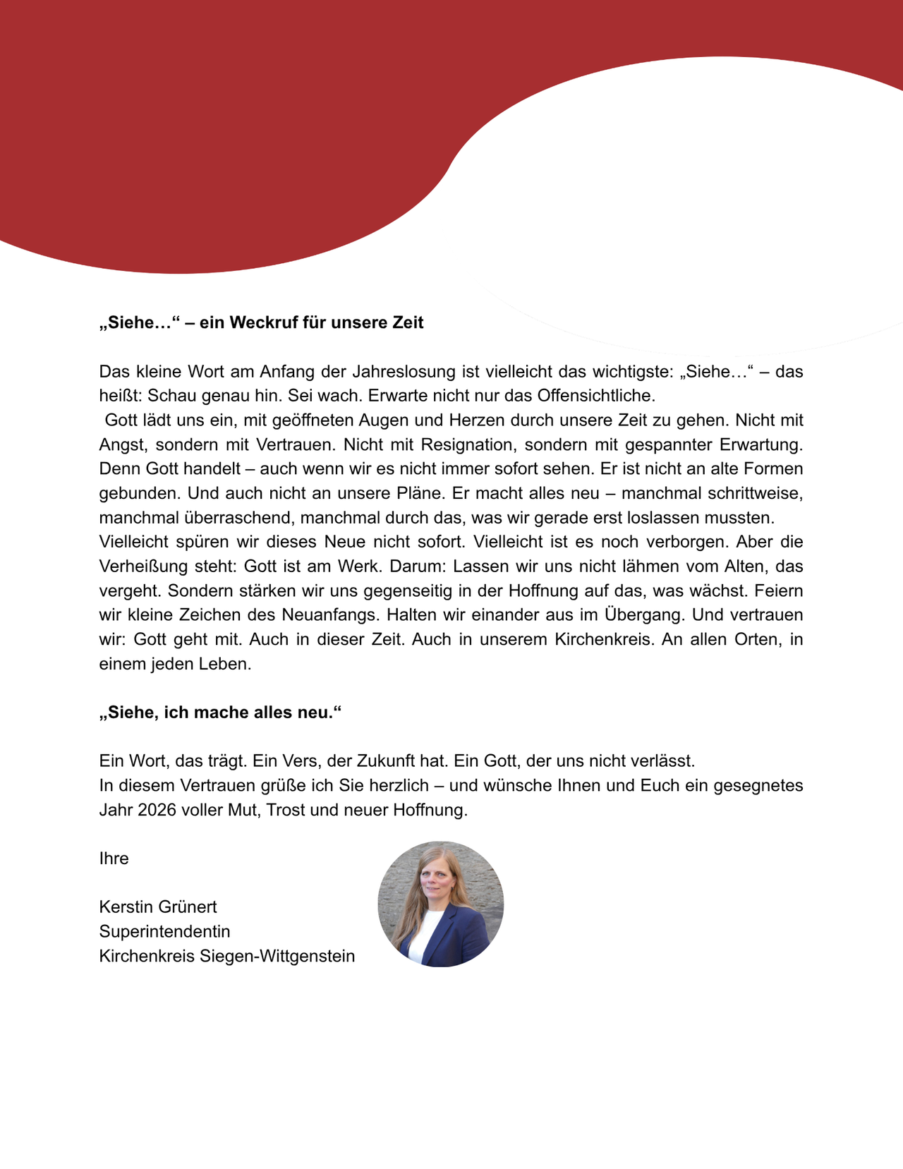 Jahreslosung 2026; Andacht