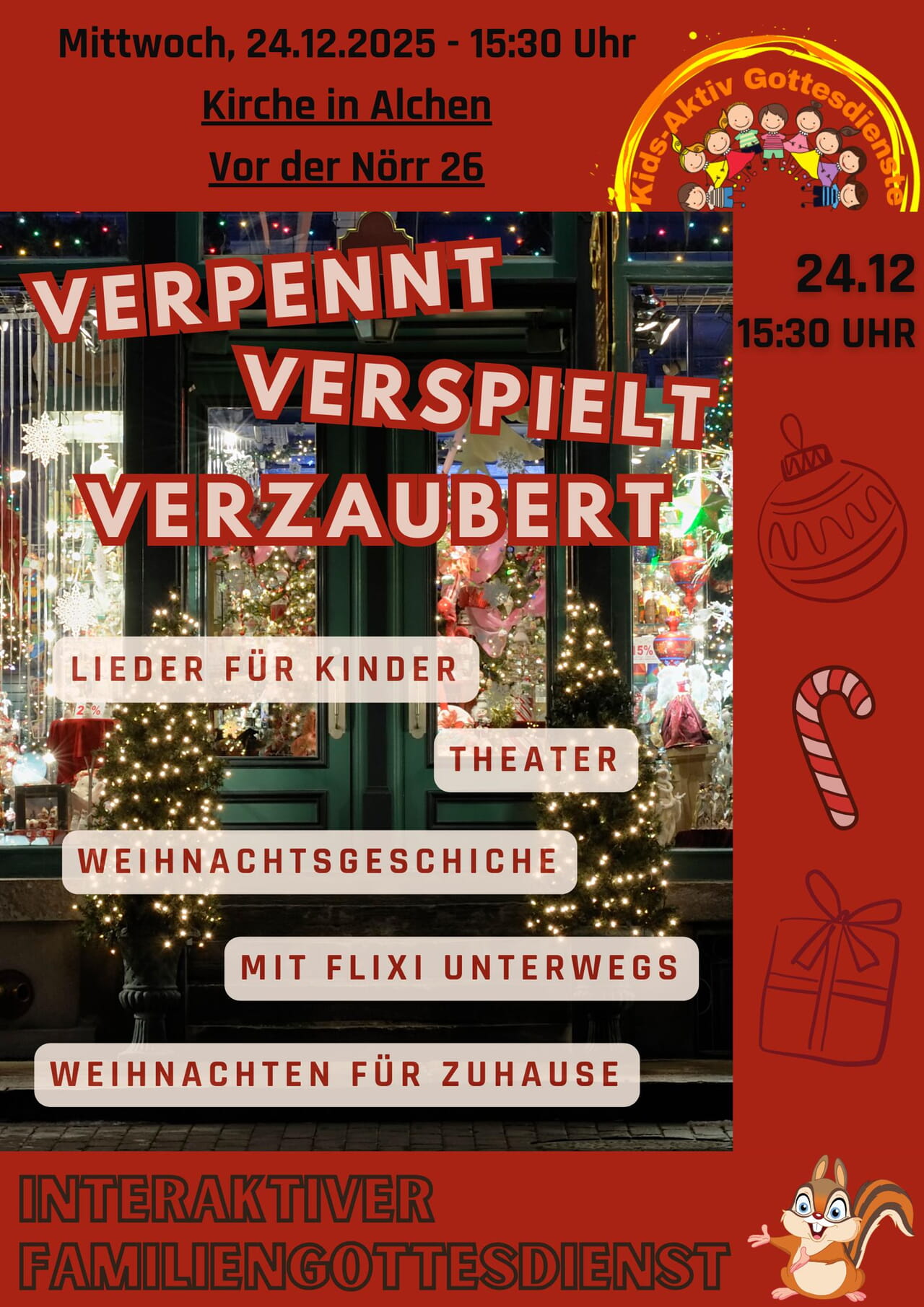 Kids-Aktiv; Gottesdienst; Heiligabend